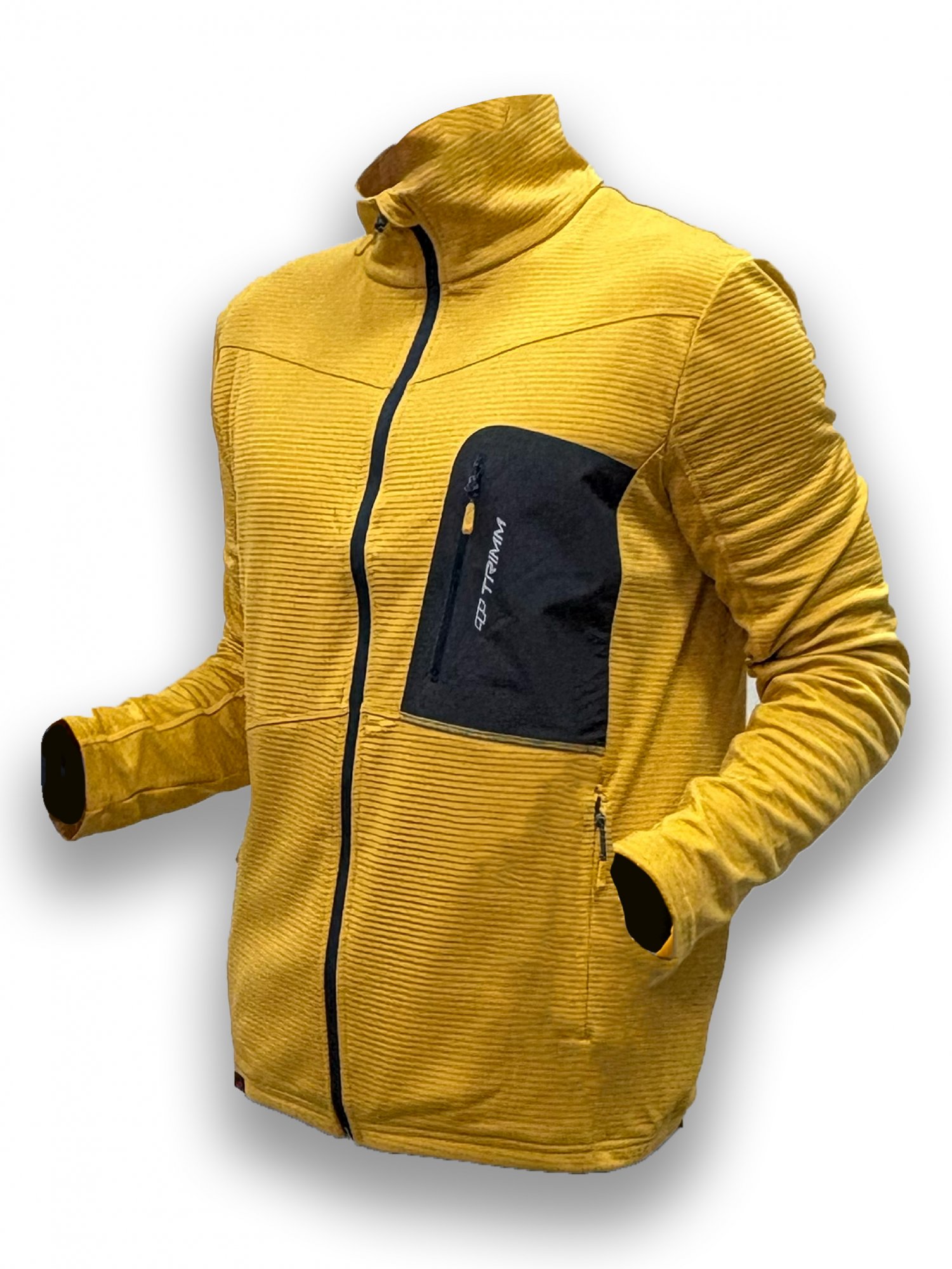 Pánská funkční mikina TRIMM Micron mustard Barva: mustard, Velikost: XL