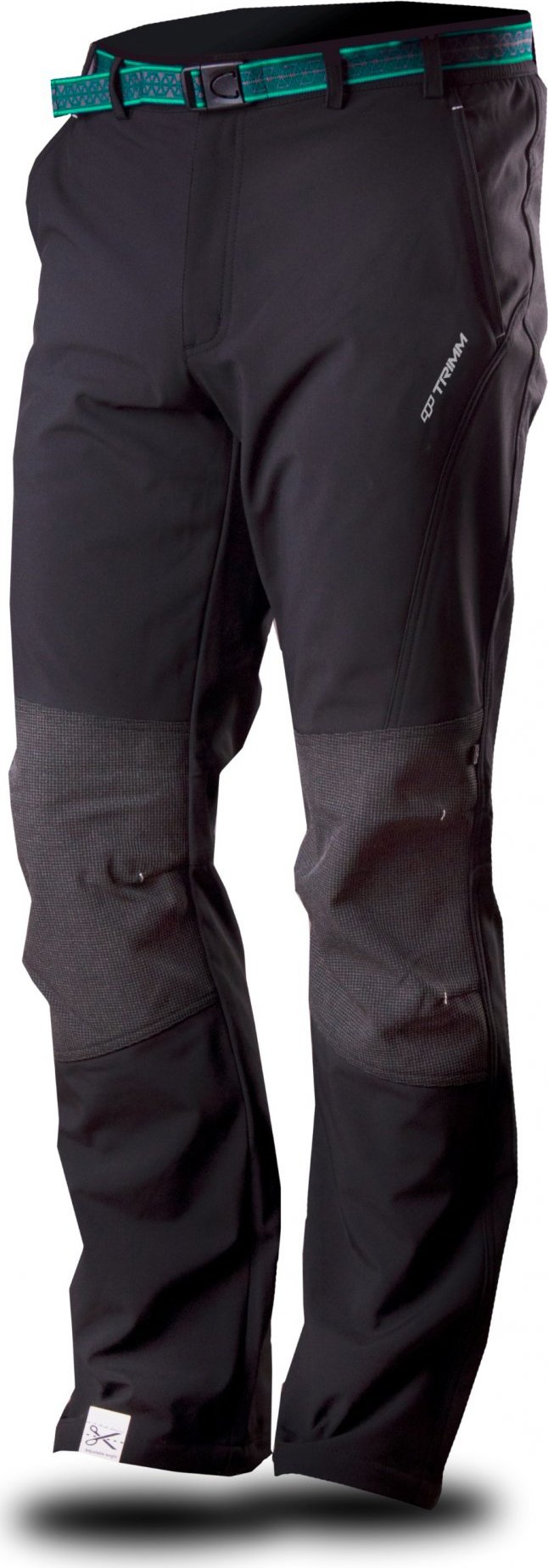 Dětské softshellové kalhoty TRIMM JURRY JR grafit black Barva: grafit black, Velikost: 152