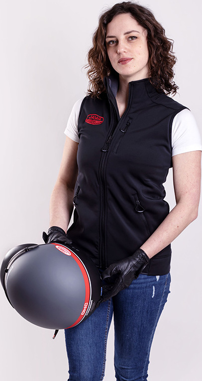 Dámská vesta PROGRESS Jawa černá Velikost: L