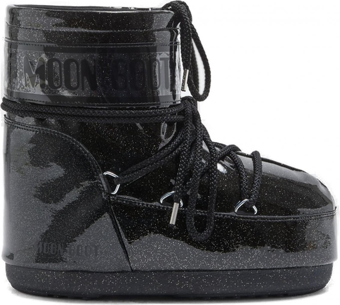 Dámské boty MOON BOOT Icon Low Glitter černá Velikost: 39/41