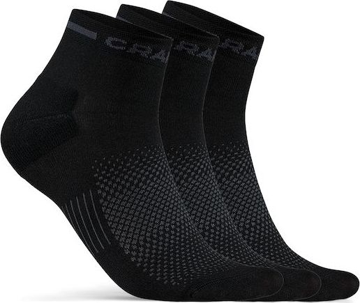 Funkční ponožky CRAFT Core Dry Mid 3-pack černé Velikost: 46-48