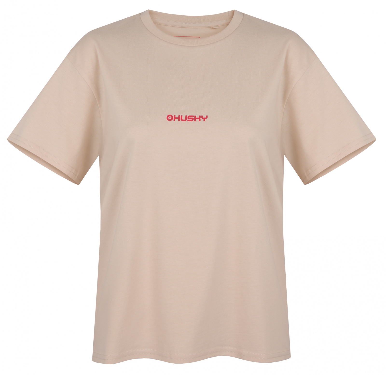 Dámské bavlněné triko HUSKY Tee Stamp L béžové Velikost: S