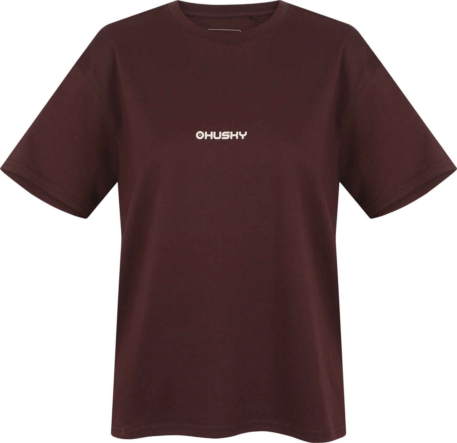 Dámské bavlněné triko HUSKY Tee Stamp L hnědé Velikost: S