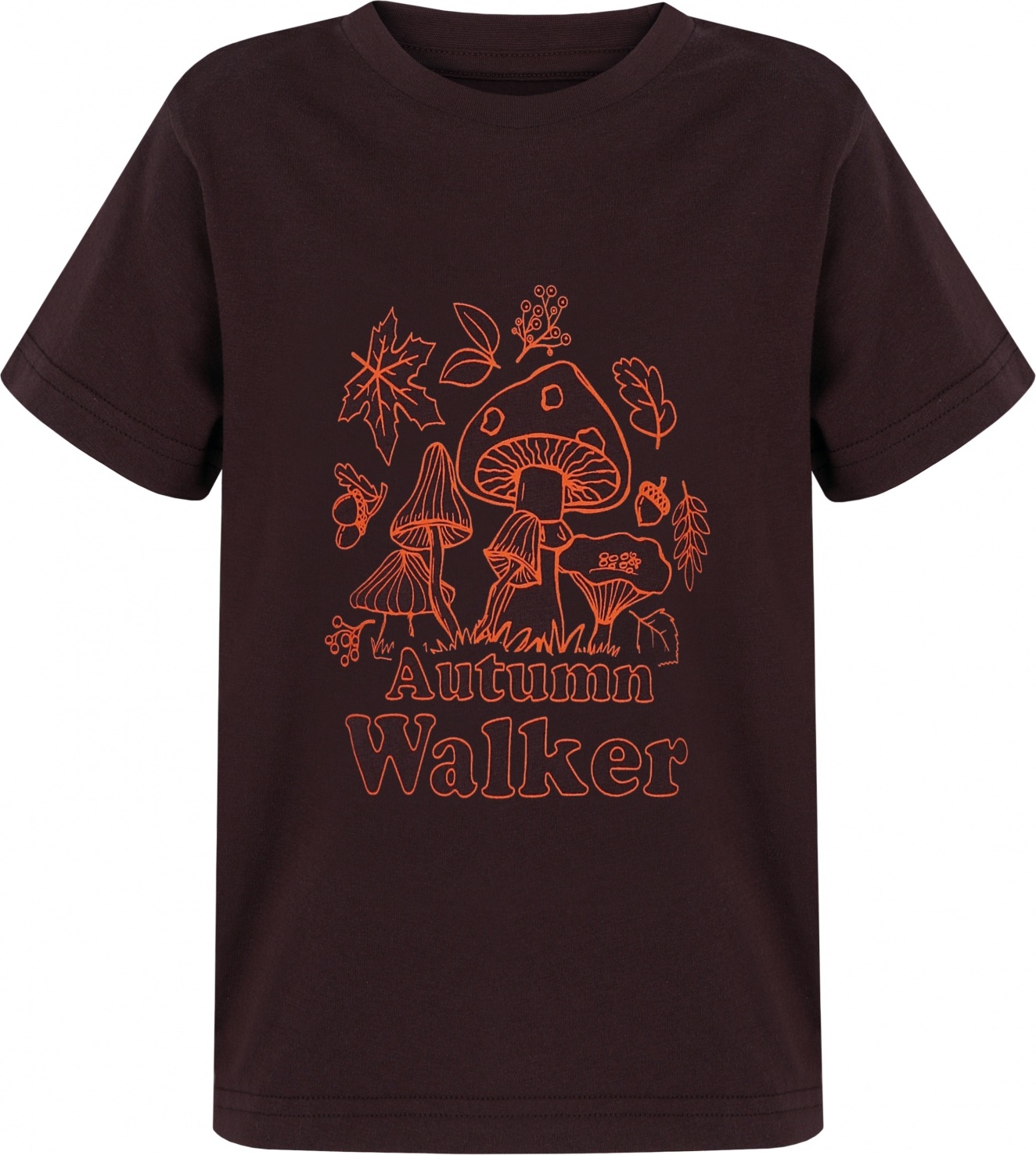 Dětské bavlněné triko HUSKY Tee Mushroom K hnědé Velikost: 152