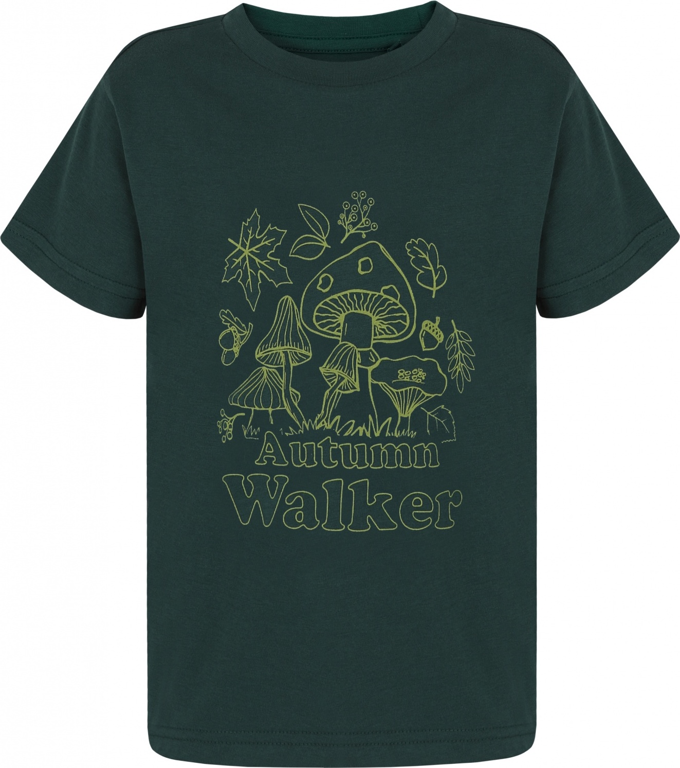 Dětské bavlněné triko HUSKY Tee Mushroom K zelené Velikost: 152