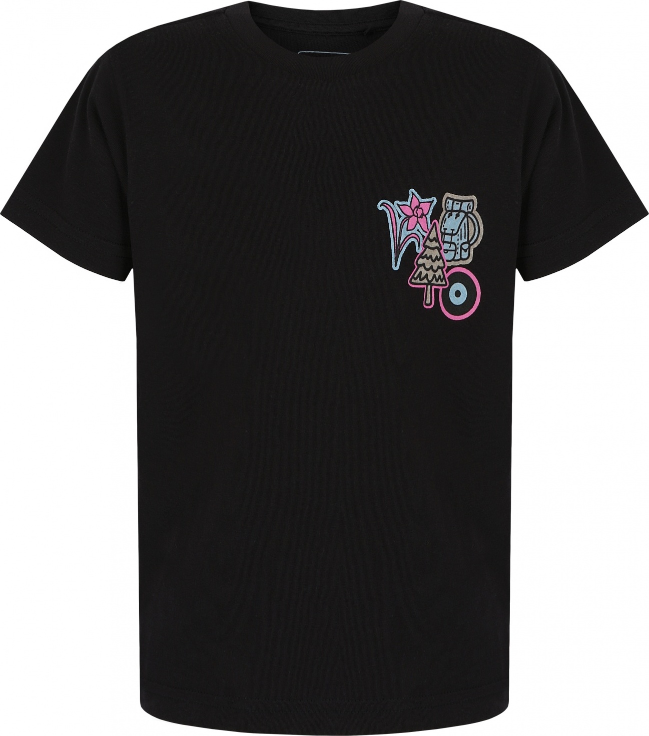 Dětské bavlněné triko HUSKY Tee Patch K černé Velikost: 140