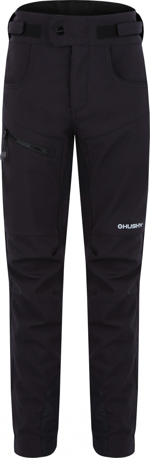 Dětské softshellové kalhoty HUSKY Keson K černé Velikost: 152