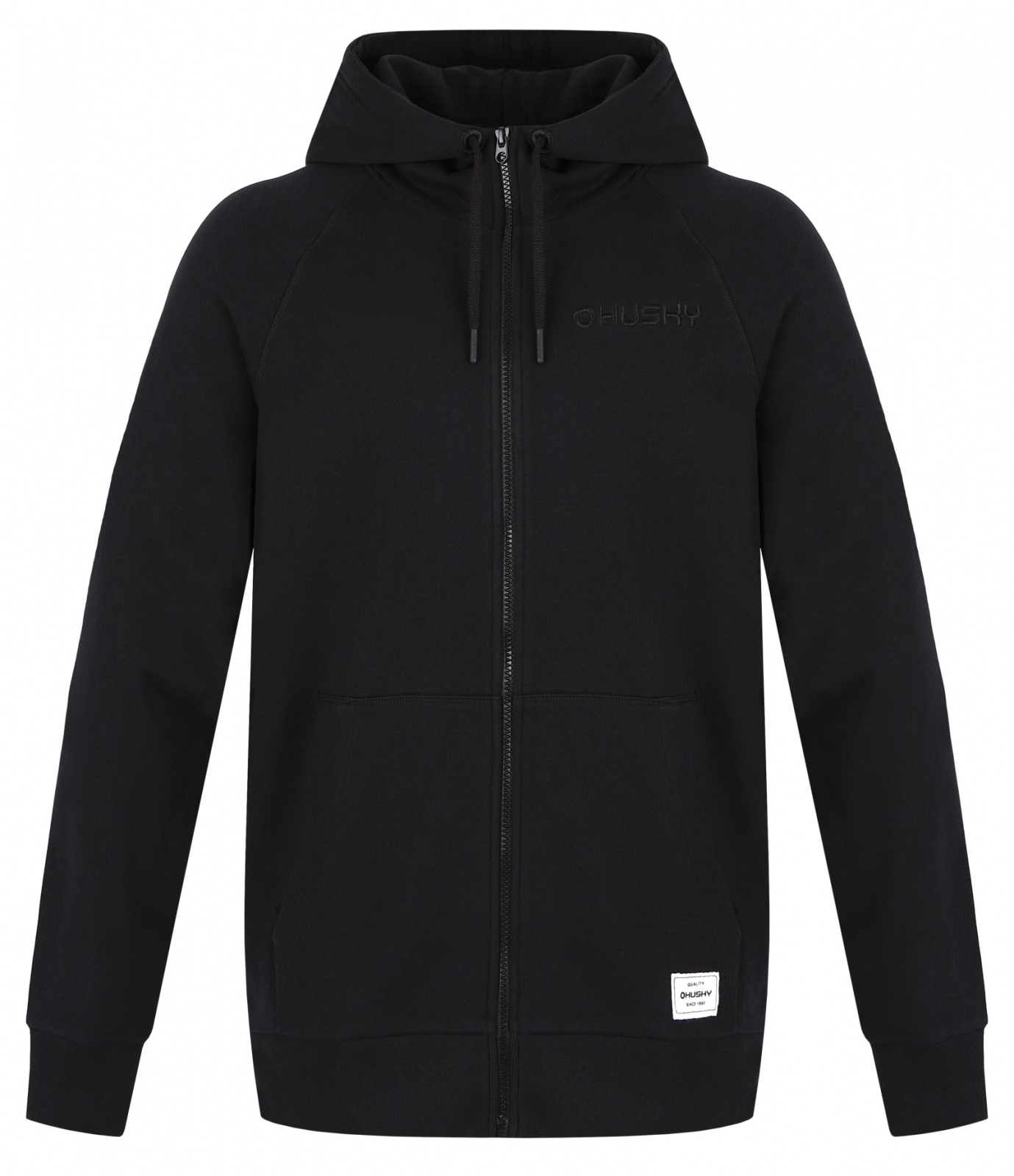 Pánská bavlněná mikina HUSKY Brool M černá Velikost: M