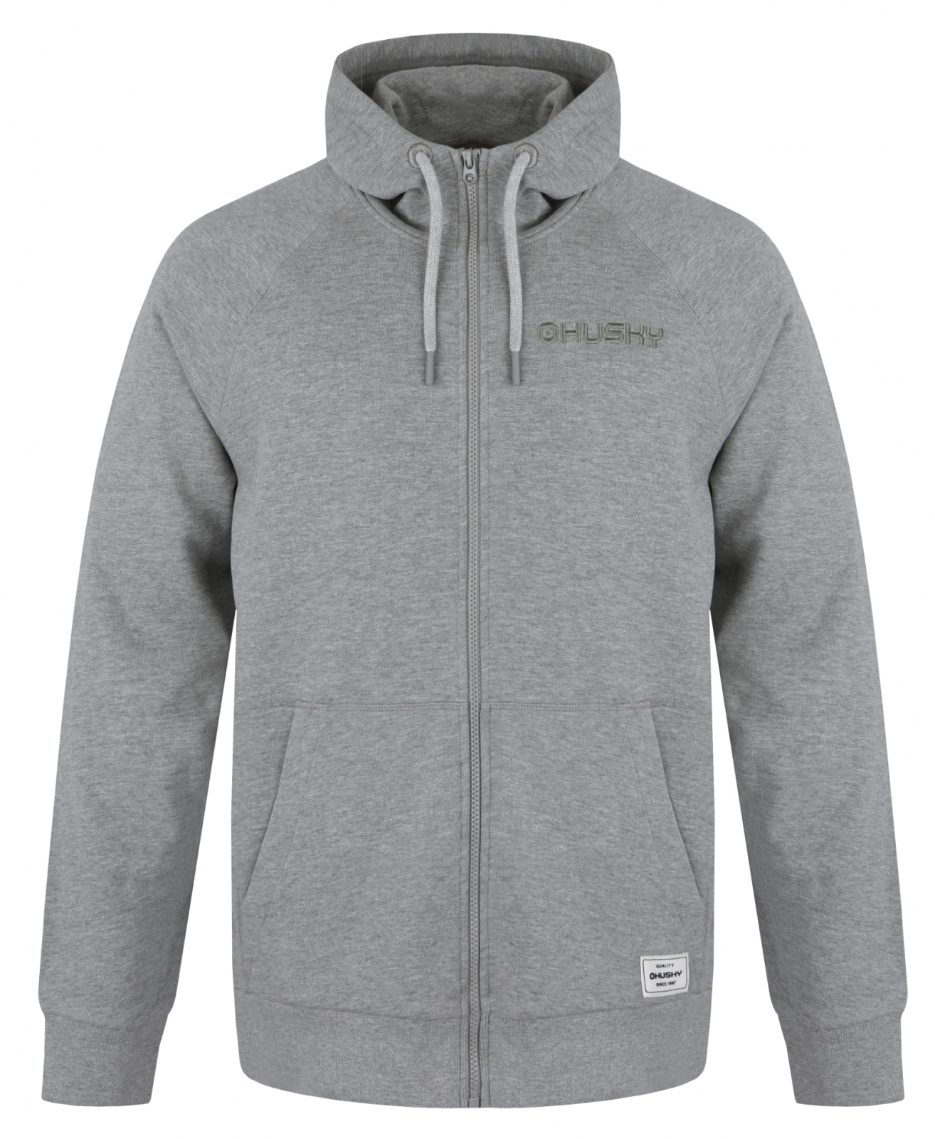 Pánská bavlněná mikina HUSKY Brool M šedá Velikost: M