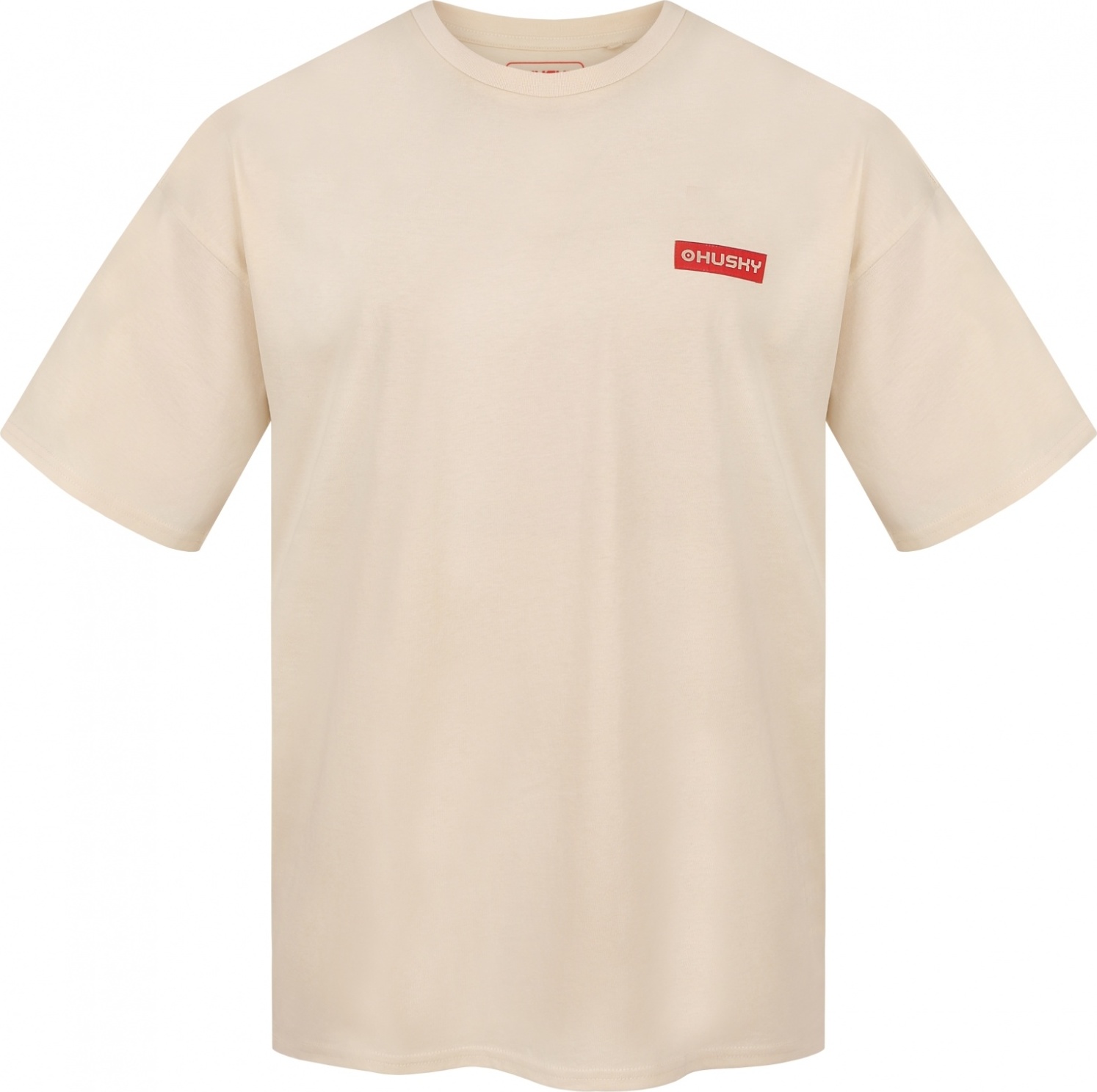 Pánské bavlněné triko HUSKY Tee Panorama M béžové Velikost: M