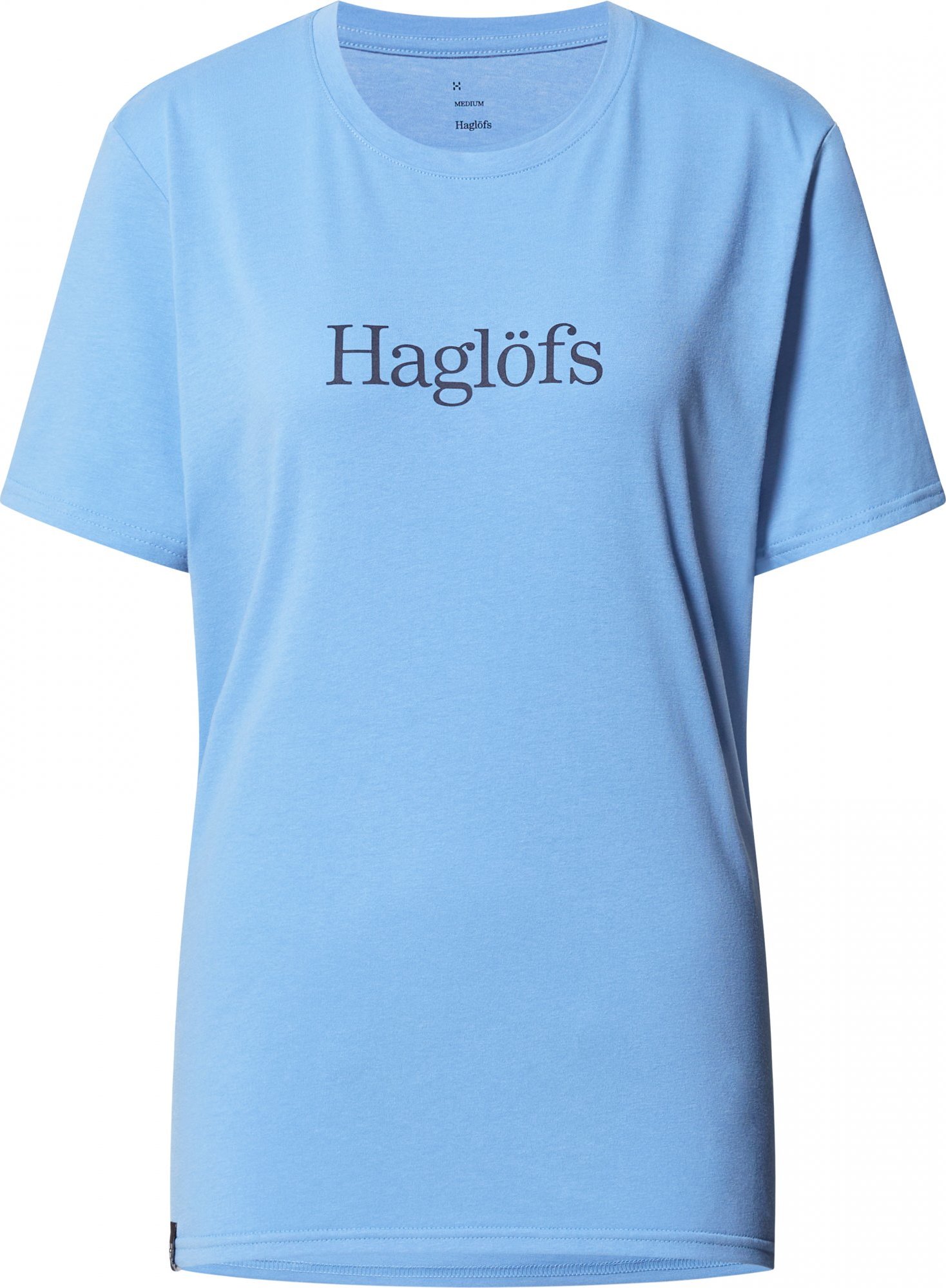 Dámské bavlněné triko Haglöfs Outsiders - světle modrá Velikost: M