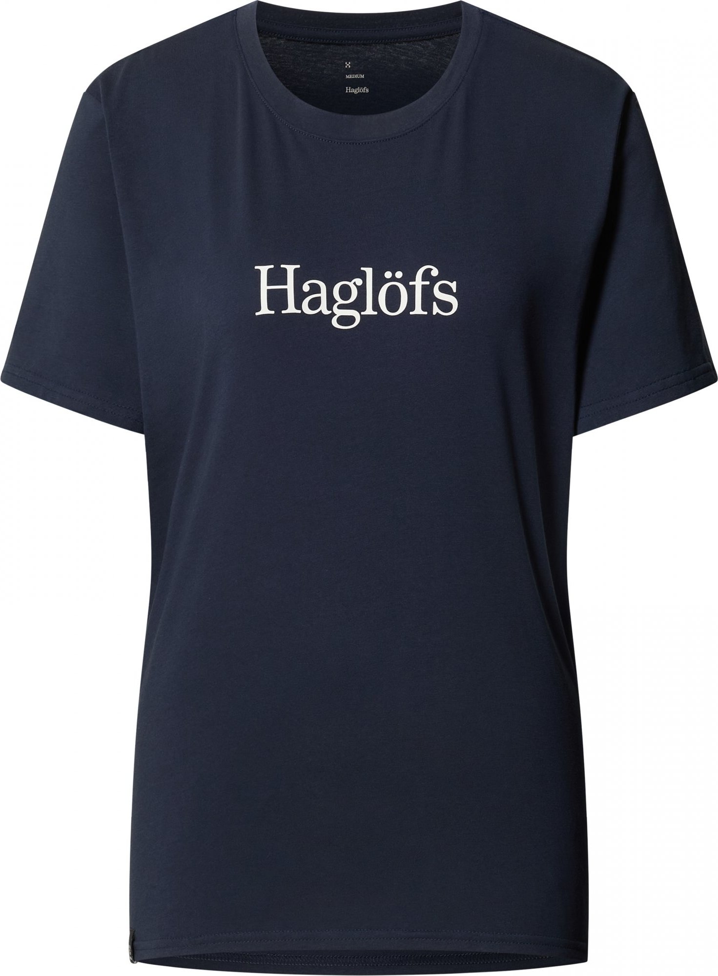 Dámské bavlněné triko Haglöfs Outsiders - tmavě modrá Velikost: M