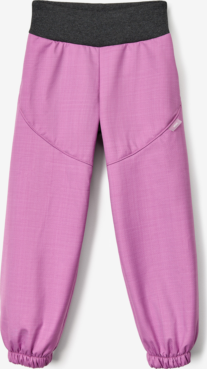 Dětské softshellové kalhoty UNUO s beránkem Light, Fialová Velikost: 152/158