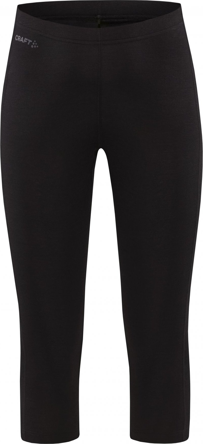 Dámské funkční merino 3/4 spodky knickers CRAFT ADV - černá Velikost: XL