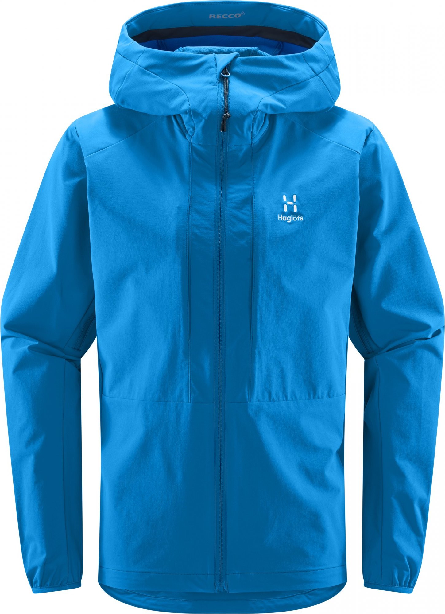 Pánská softshellová bunda Haglöfs Discover touring - modrá Velikost: S