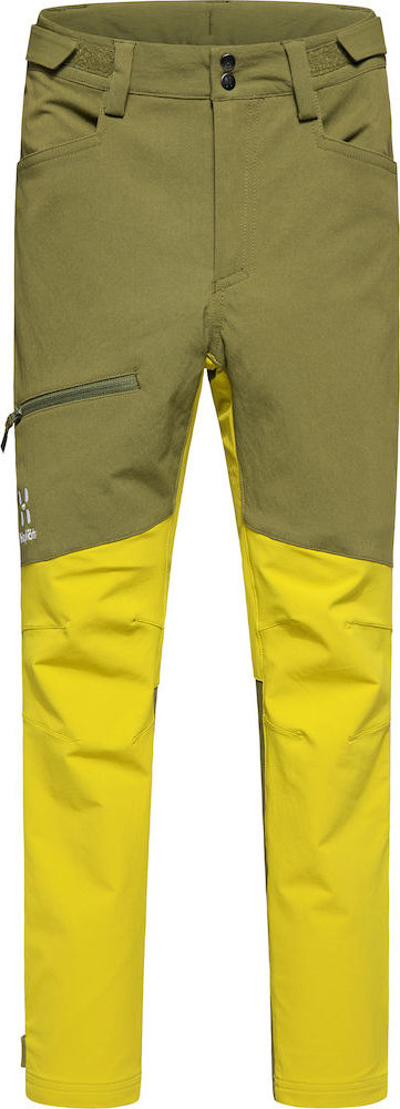 Dětské softshellové kalhoty Haglöfs Rugged - zelená Velikost: 152