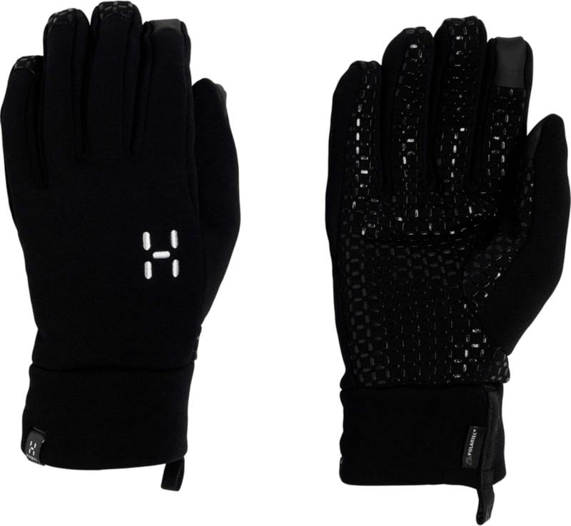 Rukavice Haglöfs Power Stretch Grip - černá Velikost: 11