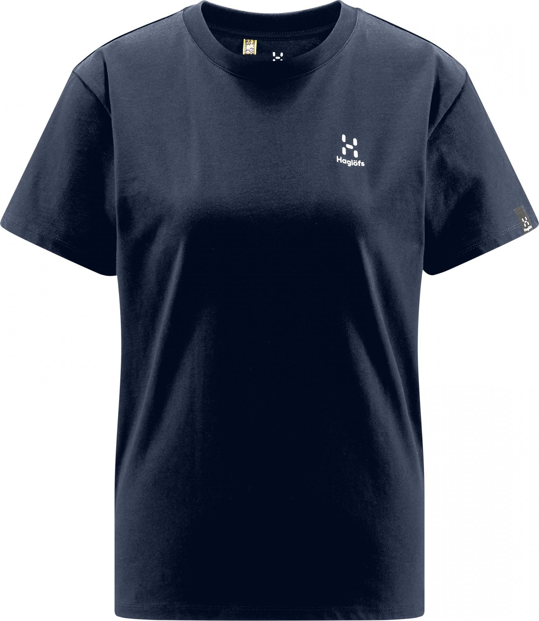 Dámské bavlněné triko Haglöfs Camp - tmavě modrá Velikost: M