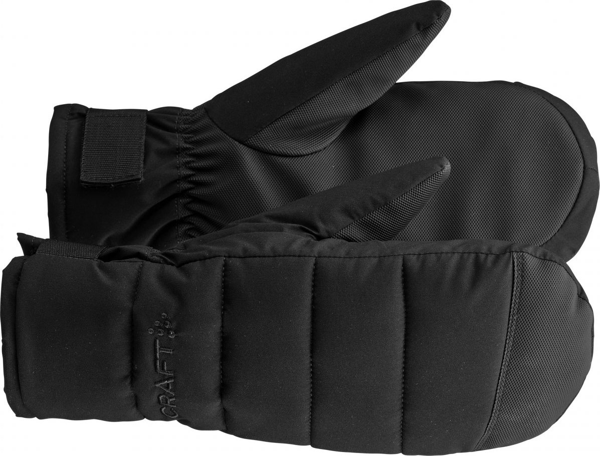 Zimní palčáky CRAFT Explore Padded - černá Velikost: L