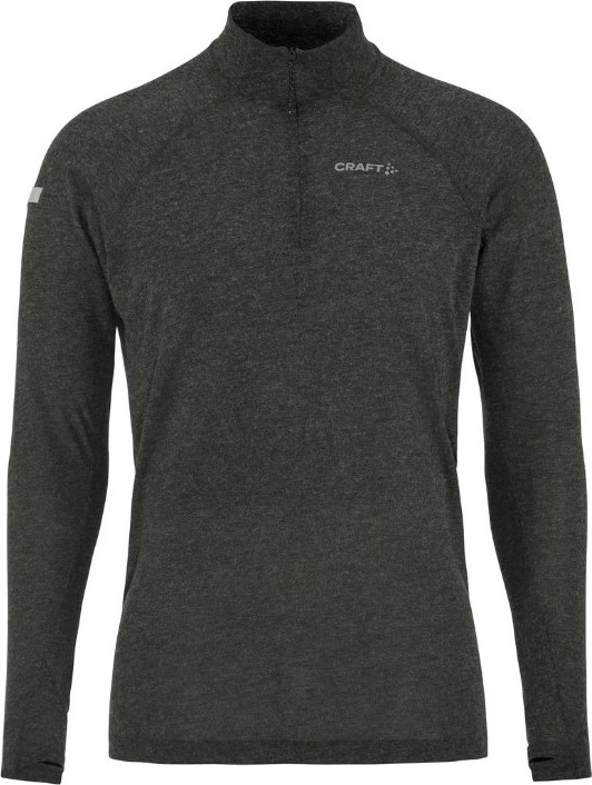 Pánské funkční triko CRAFT ADV SubZ Wool LS 3 - černá Velikost: M