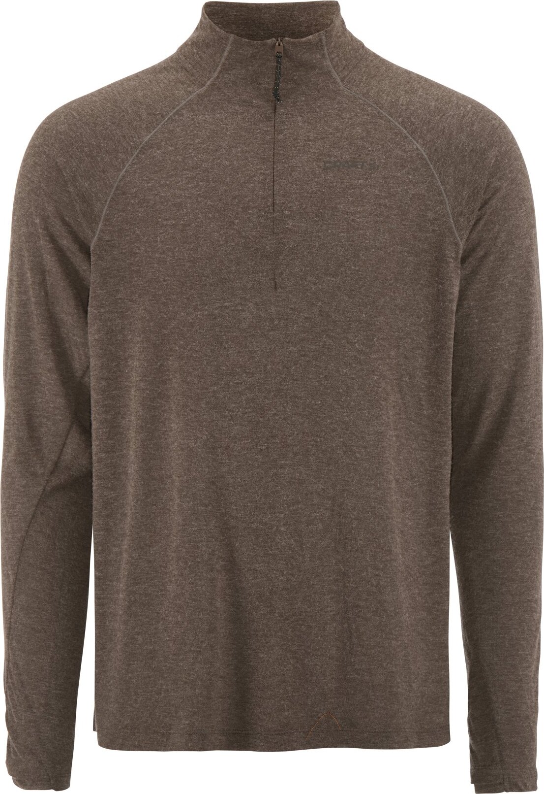 Pánské funkční triko CRAFT ADV SubZ Wool LS 3 - hnědá Velikost: M