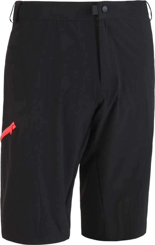 Pánské kraťasy SENSOR Cyklo helium černá/červená Barva: černá, Velikost: M