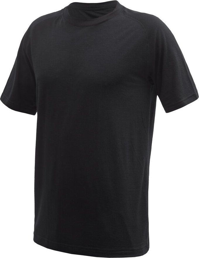 Pánské merino triko SENSOR Active No Logo raglan černá Barva: černá, Velikost: M