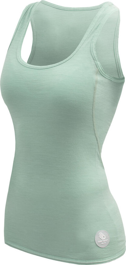 Dámské merino tílko SENSOR Air basil green Barva: Zelená, Velikost: S