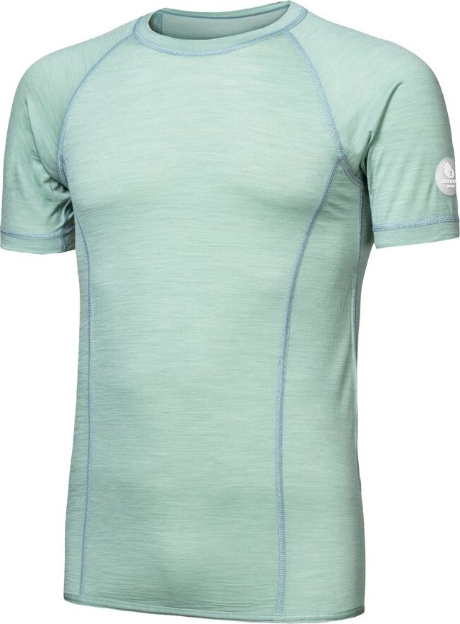 Pánské merino triko SENSOR Air basil green Barva: Zelená, Velikost: M