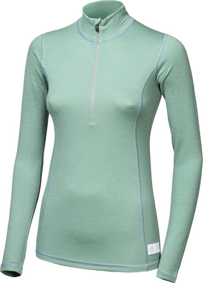 Dámské merino triko SENSOR Df basil green Barva: Zelená, Velikost: S