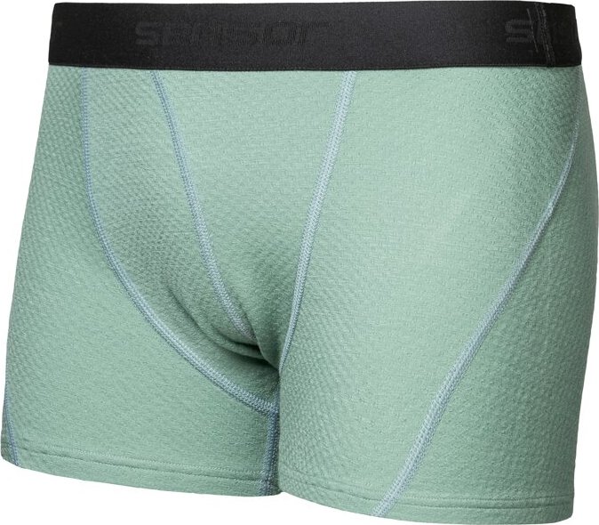 Pánské merino trenky SENSOR Df basil green Barva: Zelená, Velikost: M