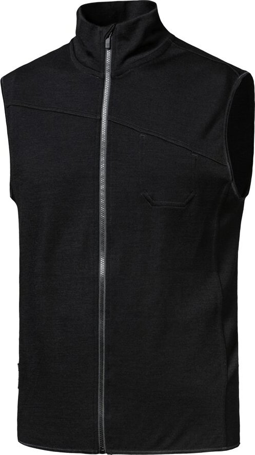Pánská merino vesta SENSOR Extreme up černá Barva: černá, Velikost: M