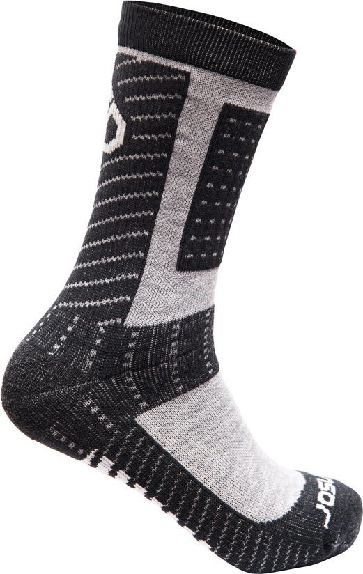 Unisex merino ponožky SENSOR Crew černá/šedá Barva: černá, Velikost: 3/5