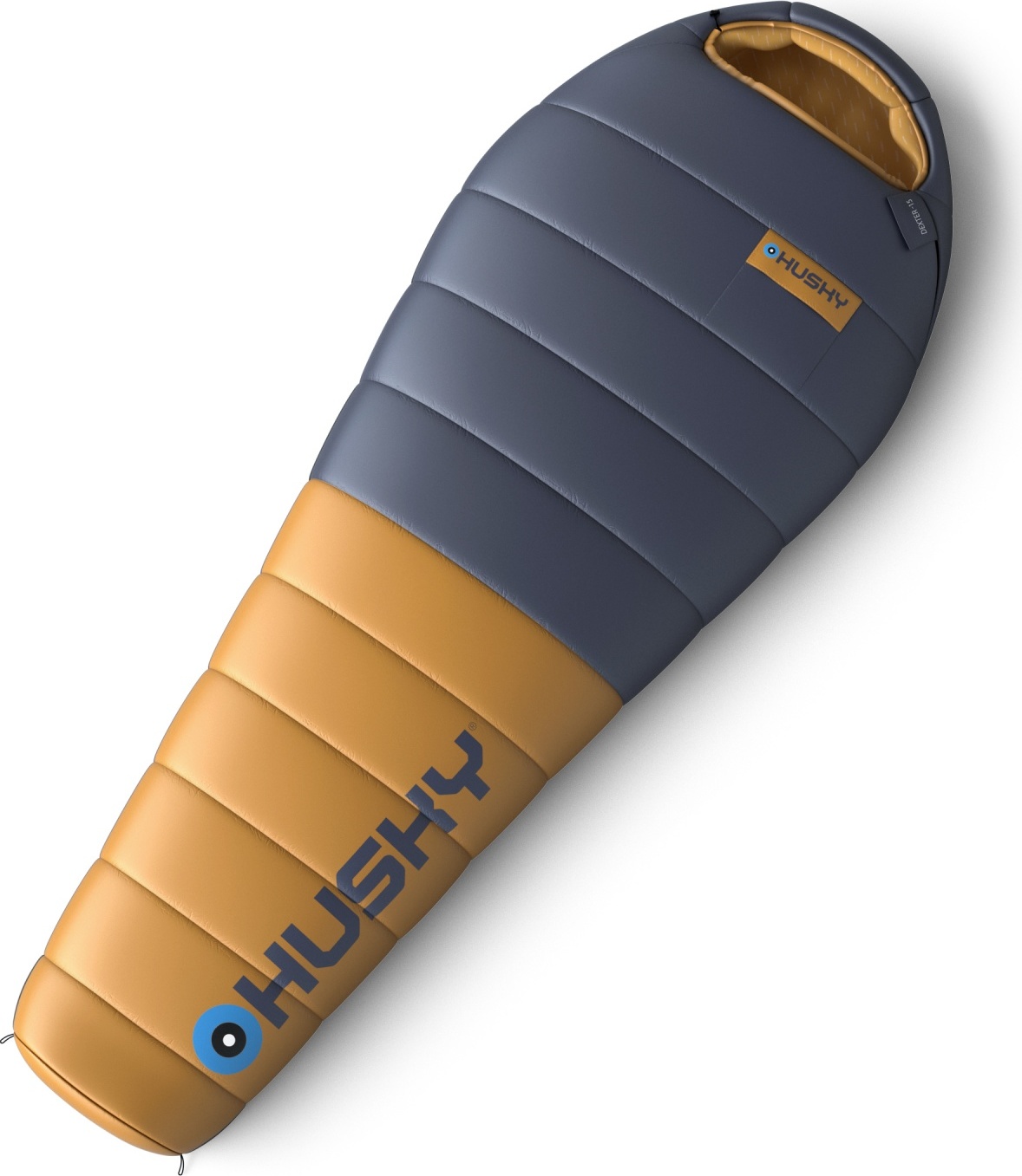 Péřový zimní spacák HUSKY Dexter blue/orange Velikost: onesize