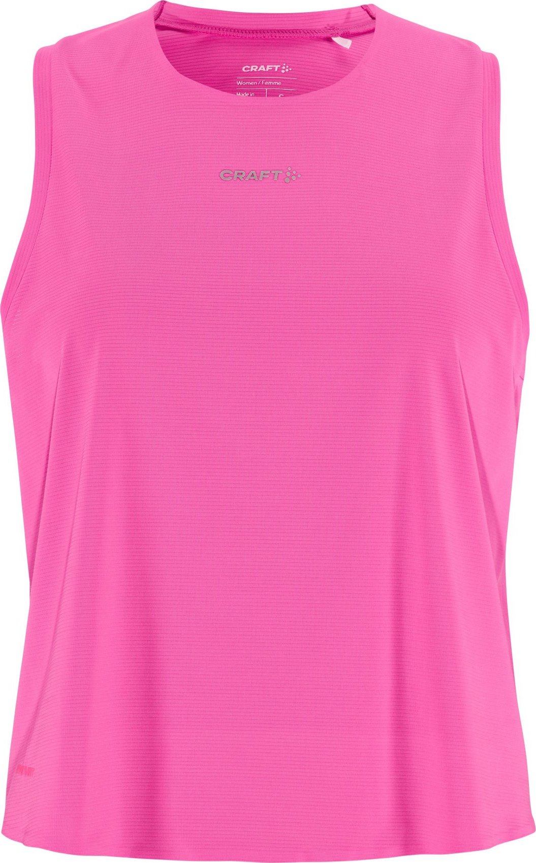 Dámský běžecký nátělník CRAFT Hypervent - růžová Velikost: XS