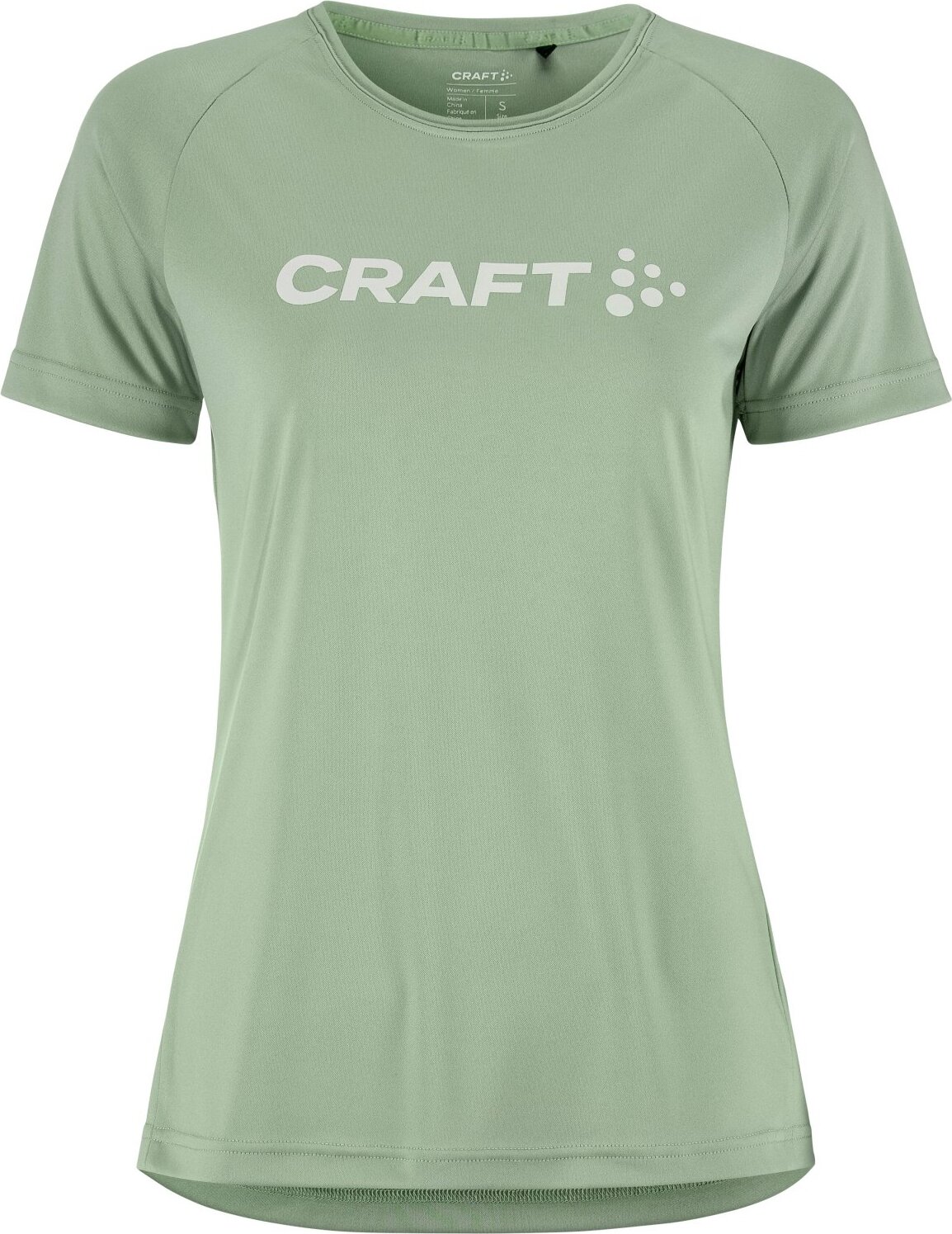 Dámské funkční triko CRAFT CORE Essence Logo - zelená Velikost: S