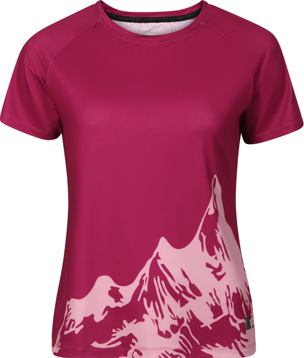Dámské sportovní tričko PROGRESS Verticala ostružinová Velikost: S