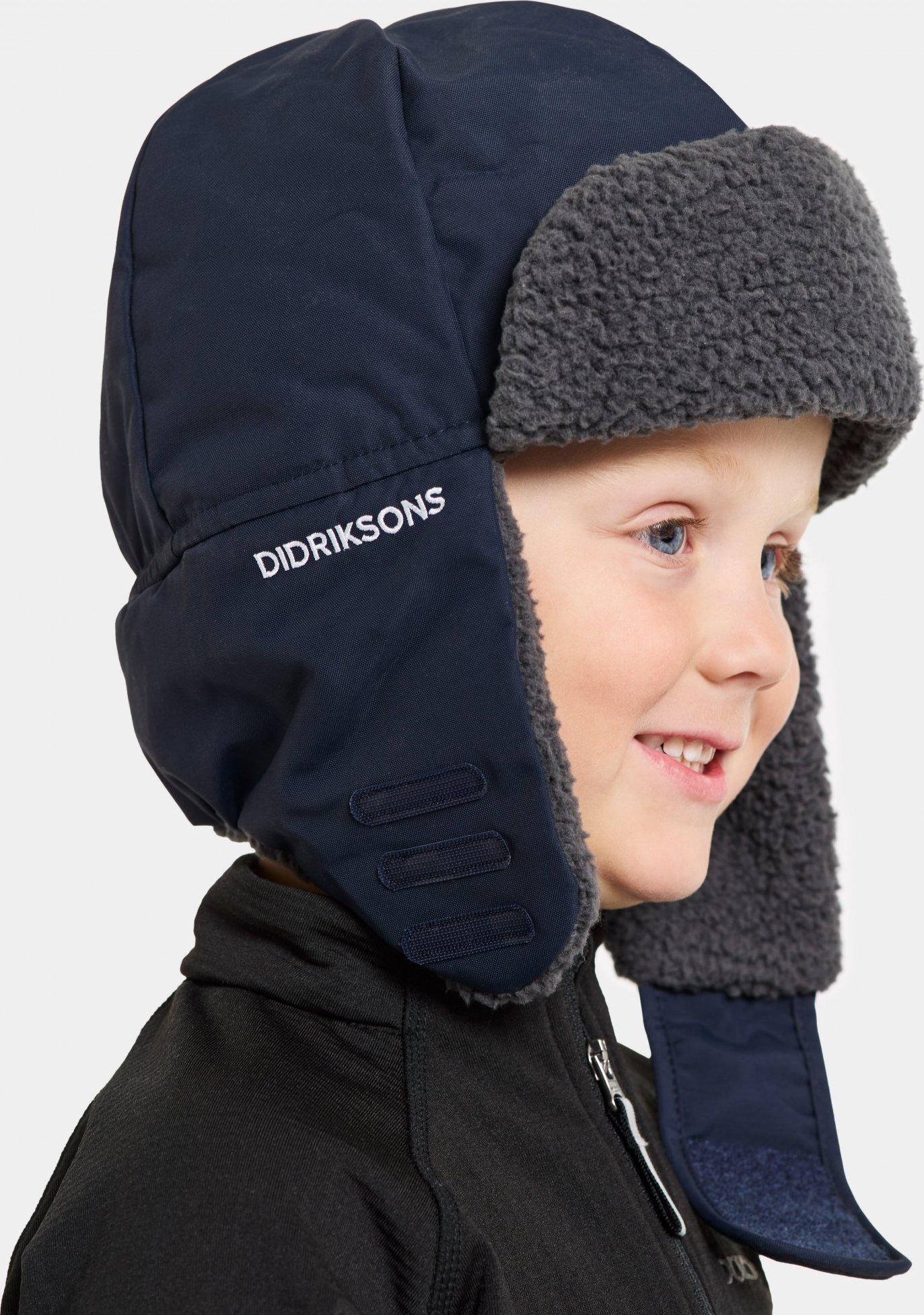 Dětská hřejivá čepice DIDRIKSONS Biggles modrá Velikost: 50