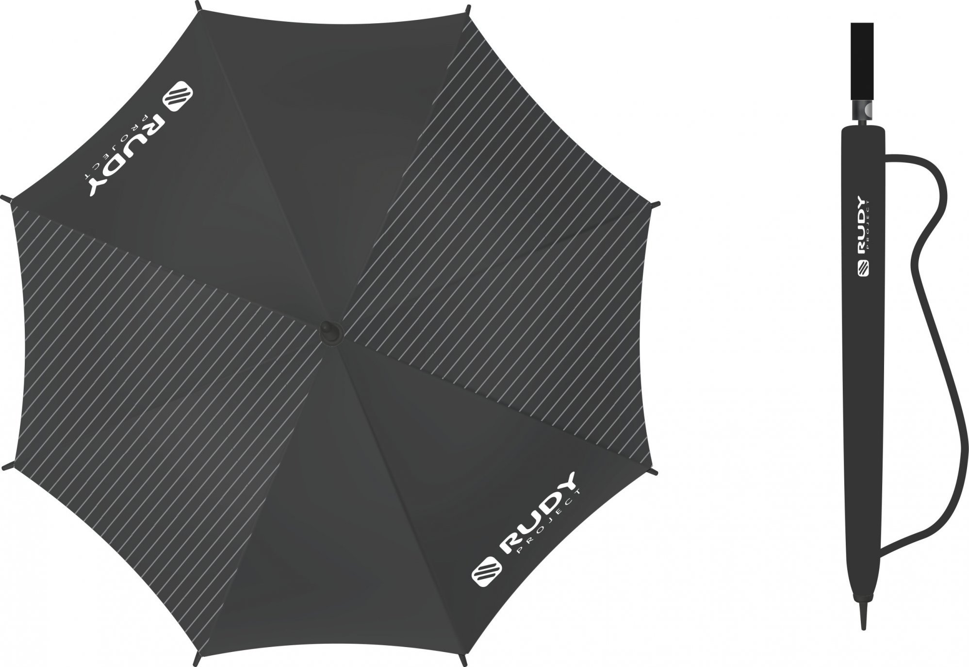 Deštník RUDY PROJECT černo/bílý