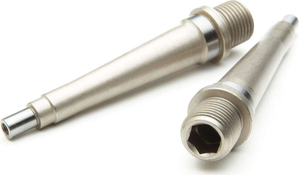 RACE FACE náhradní díl PEDAL AXLE KIT, TURBINE, AXLES/NUTS