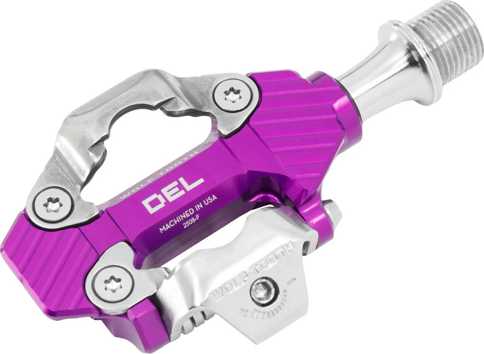 WOLF TOOTH pedály DEL Gravel Race Clipless Ultraviolet Purple