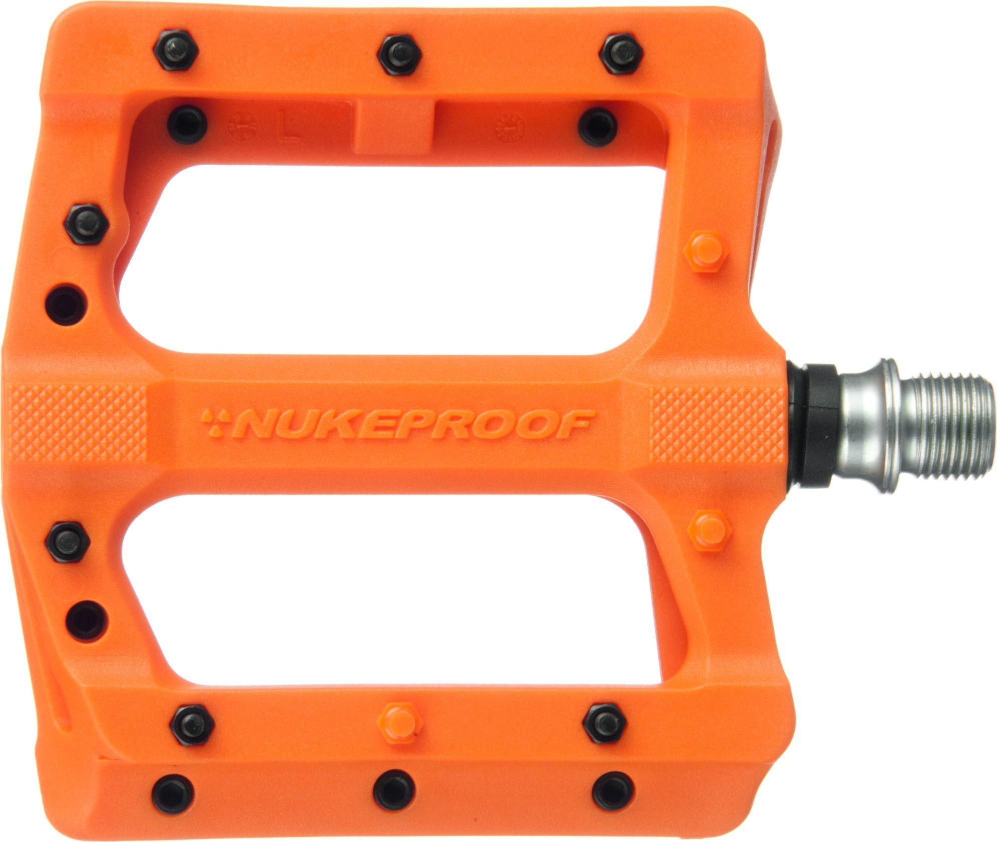 NUKEPROOF pedály NEUTRON EVO Flat oranžová