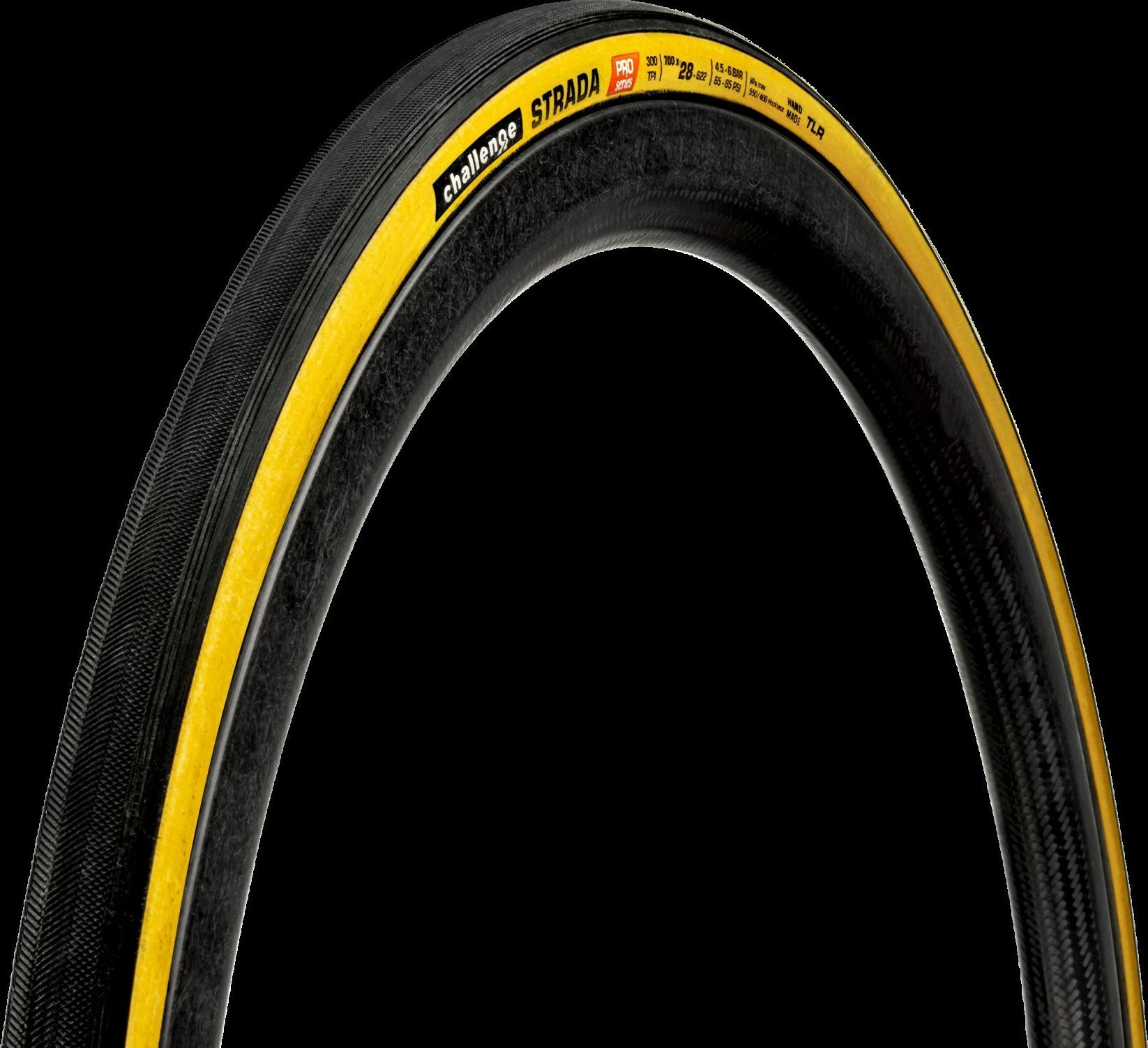 CHALLENGE plášť STRADA Pro TLR 700x28 černá/tan