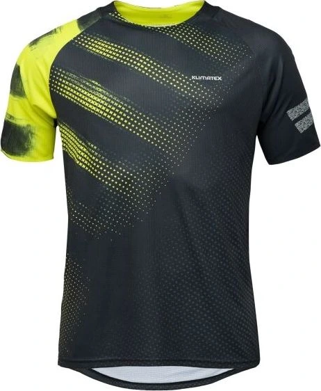 Pánské MTB triko KLIMATEX Steez černá Velikost: L