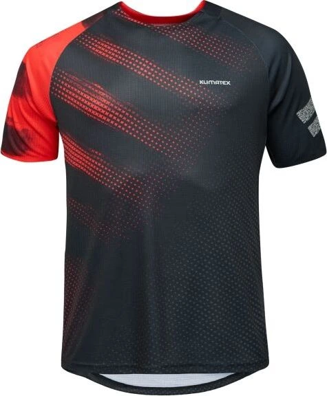 Pánské MTB triko KLIMATEX Steez černá Velikost: 3XL