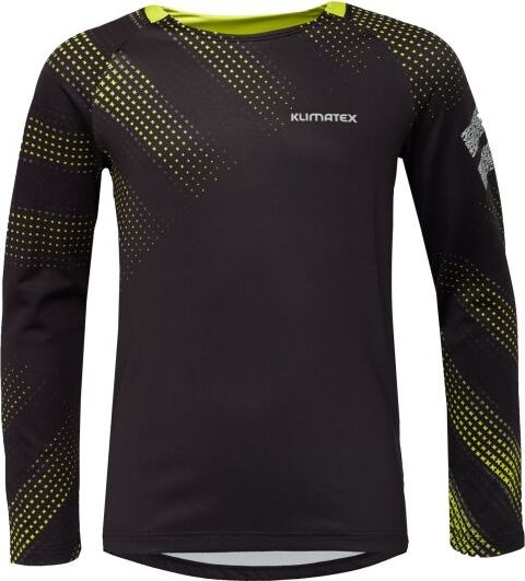 Dětské MTB triko KLIMATEX Kai černá Velikost: 122