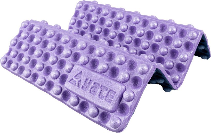 Sedátko skládací YATE BUBBLES Plus fialová/tm. modrá