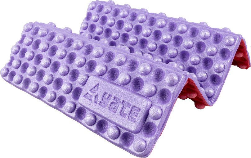 Sedátko skládací YATE BUBBLES Plus fialová/červená