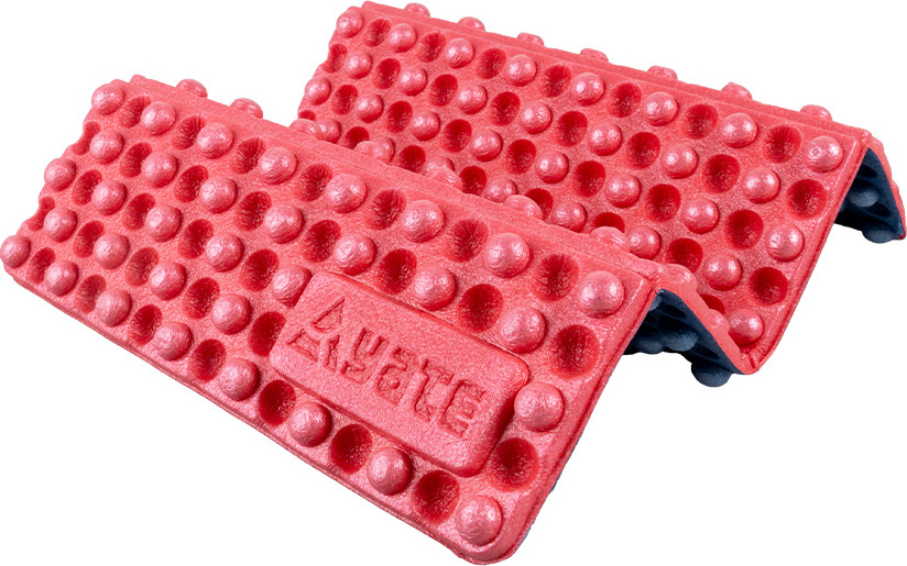 Sedátko skládací YATE BUBBLES Plus červená/tm. modrá