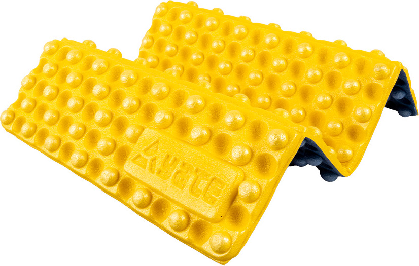 Sedátko skládací YATE BUBBLES Plus žlutá/tm. modrá